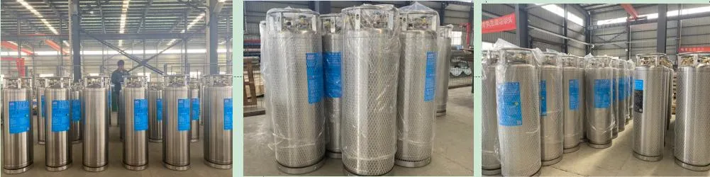 210L CO2 Nitrogen Cryogenic Portable Liquid Helium Gas in Oxygen Ln2 Dewar Flask Tank