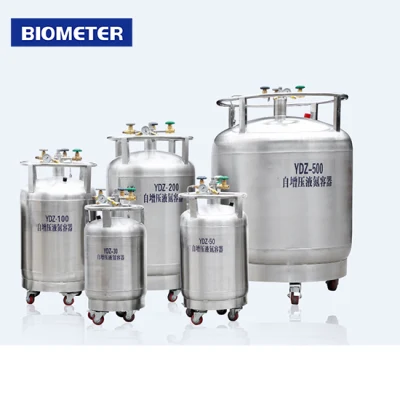 Biometer Laboratory 33L-550L Muestras biológicas Transferencia de almacenamiento Contenedor de nitrógeno líquido