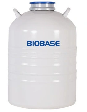 Biobase Lnc-10-125 Almacenamiento de productos químicos Contsiner Contenedor de nitrógeno líquido de gran calibre