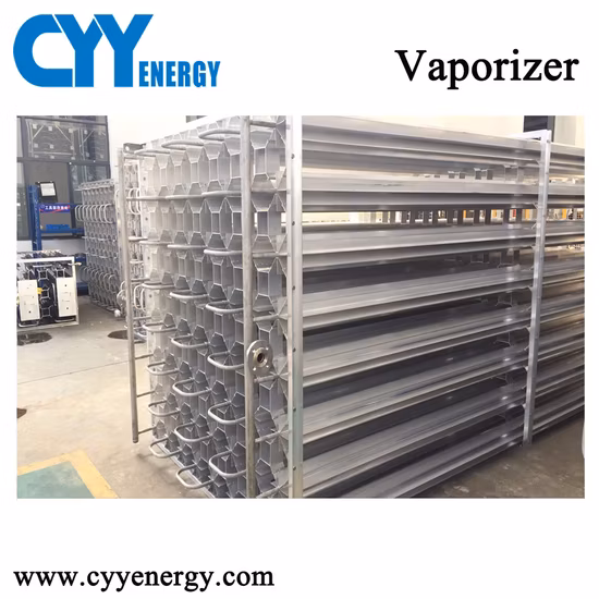 Vaporizador de gas ambiental de nitrógeno de oxígeno líquido LNG LPG de alta presión