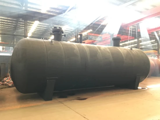 20ton 25ton LPG propano subterráneo montado debajo del tanque de almacenamiento de gas para cocinar bajo tierra 15000 galones con revestimiento resistente al agua